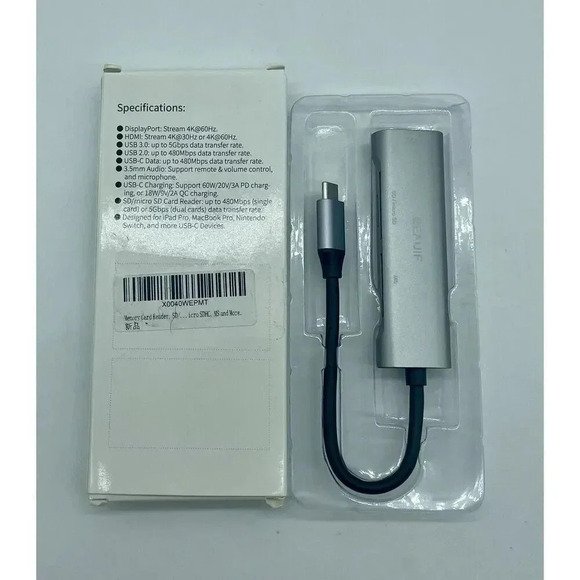 Memory Card Reader SD/TF Card Reader USB-C to MS‎ Type-C Card Reader - Picture 2 of 9